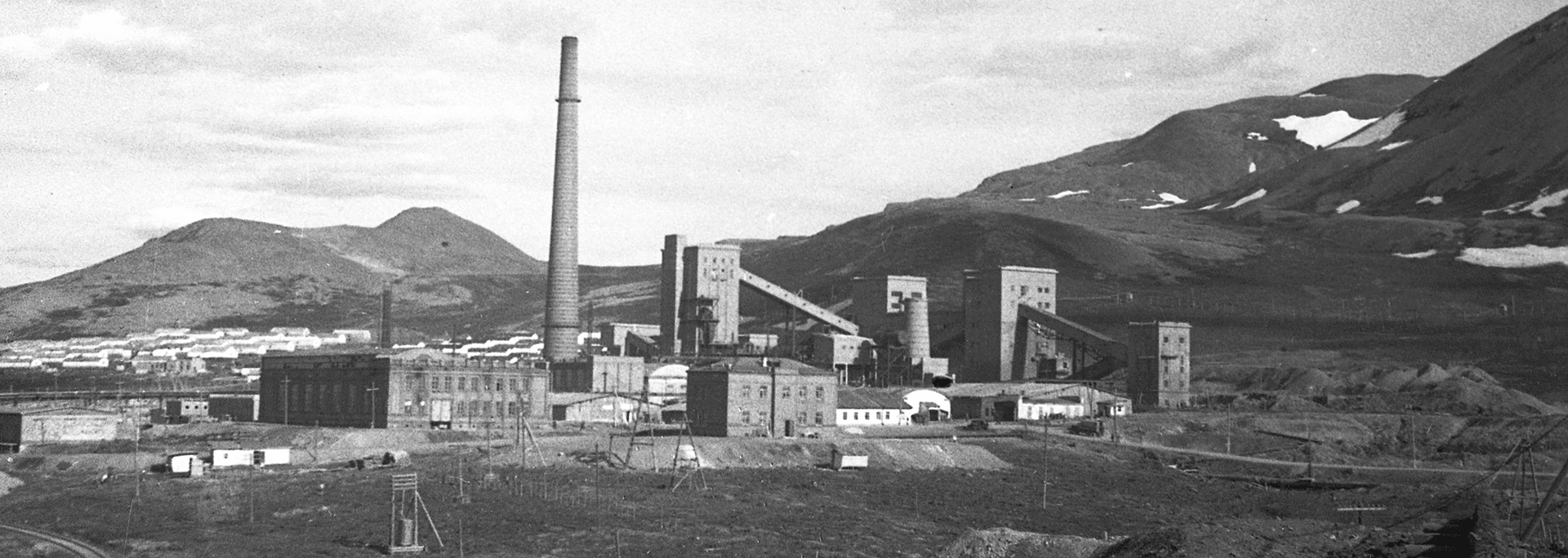 Норильский металлургический комбинат на Таймырском полуострове